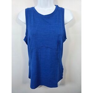 Spyder Active Womens Blue Sleeveless Athletic Tank Top Shirt Small Gym / C3